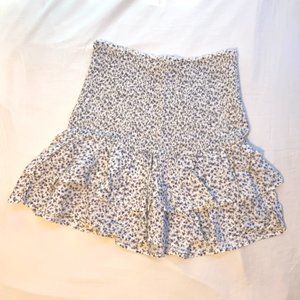 NWT Garage Floral Smocked Skirt